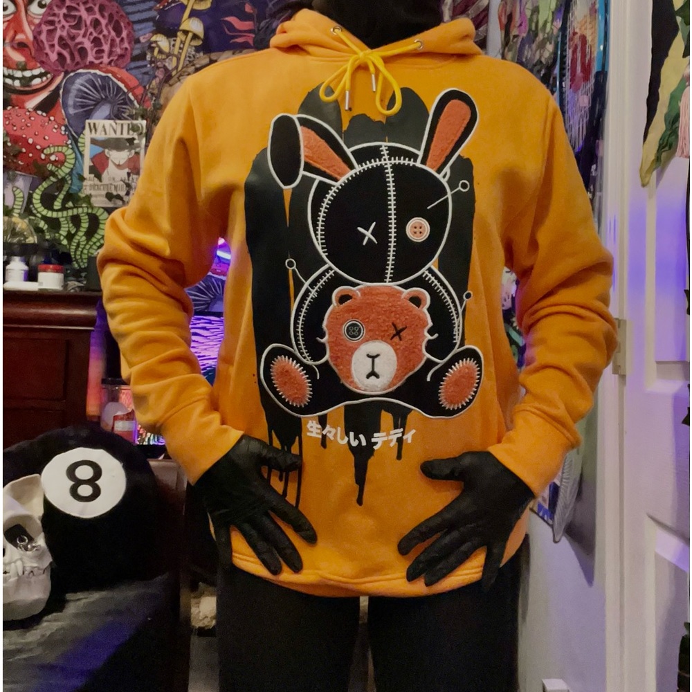 ORANGE🍊UNISEX HOODIE /CARPET FABRIC🐇
BRAND🔤: SPARK
SIZE📏: L
100% POLYESTER🧬
